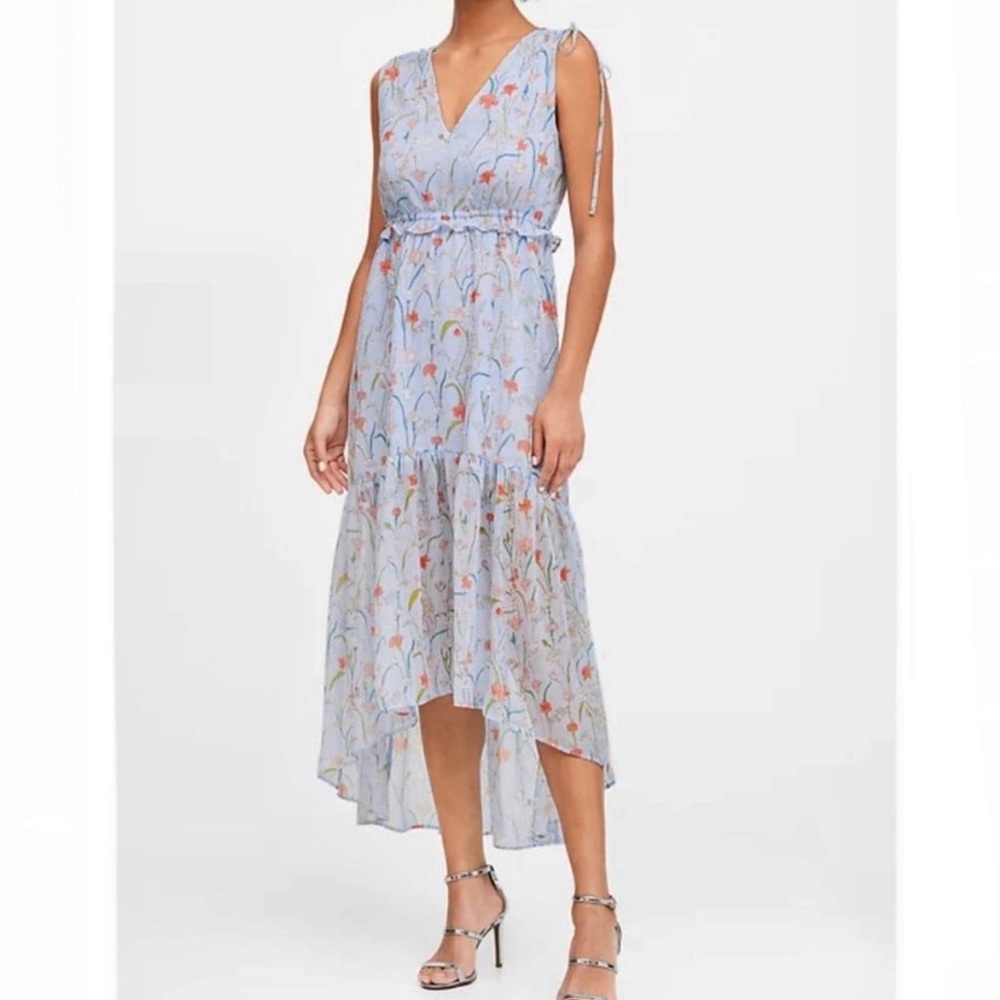 Banana Republic blue floral dress